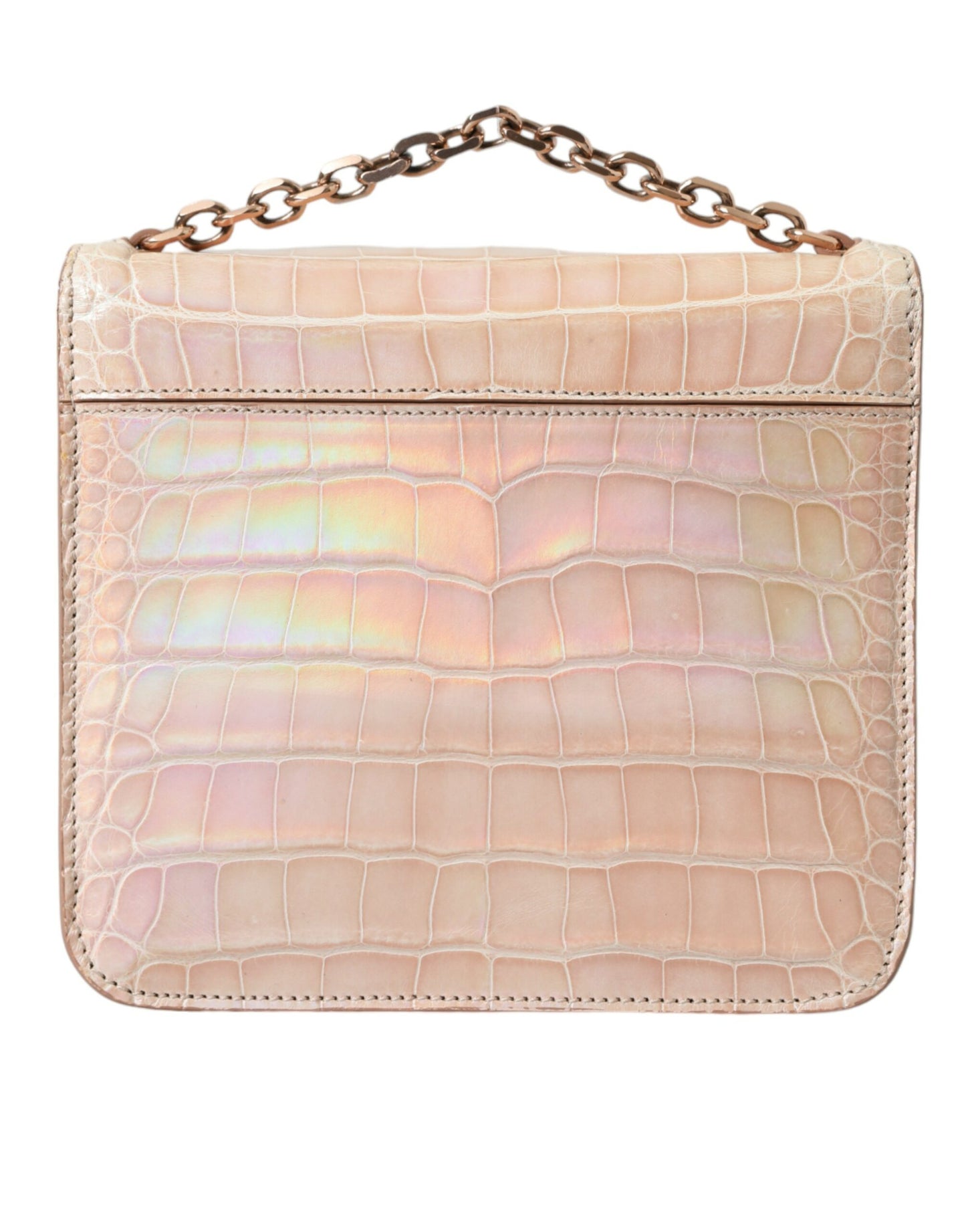 Balenciaga Elegant Mini Chain Beige Clutch for Evening Elegance - KALAJ