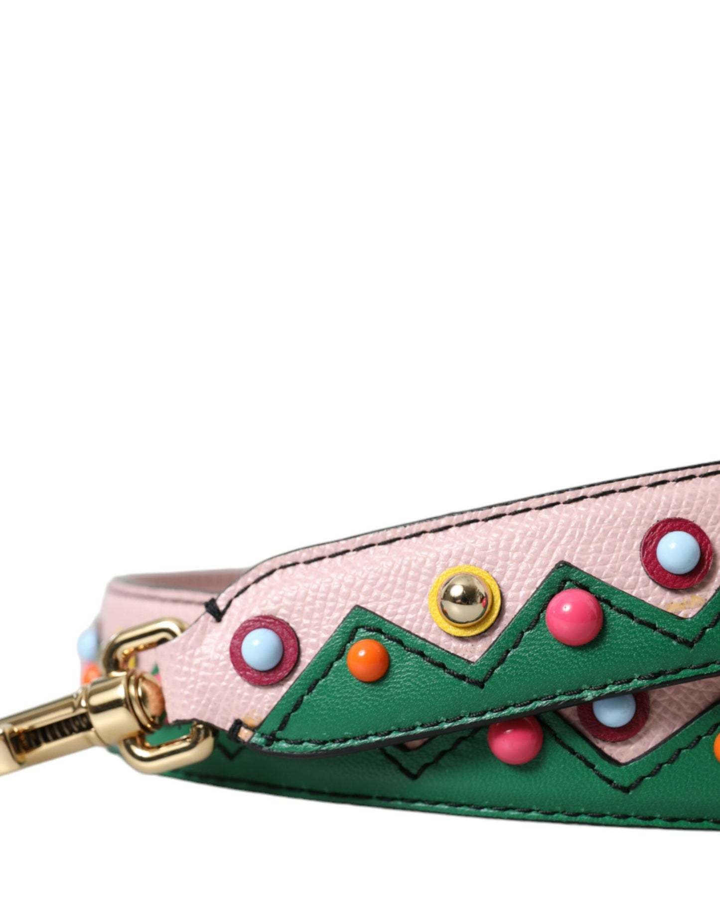 Dolce & Gabbana Pink Leather Handbag Accessory Shoulder Strap - KALAJ