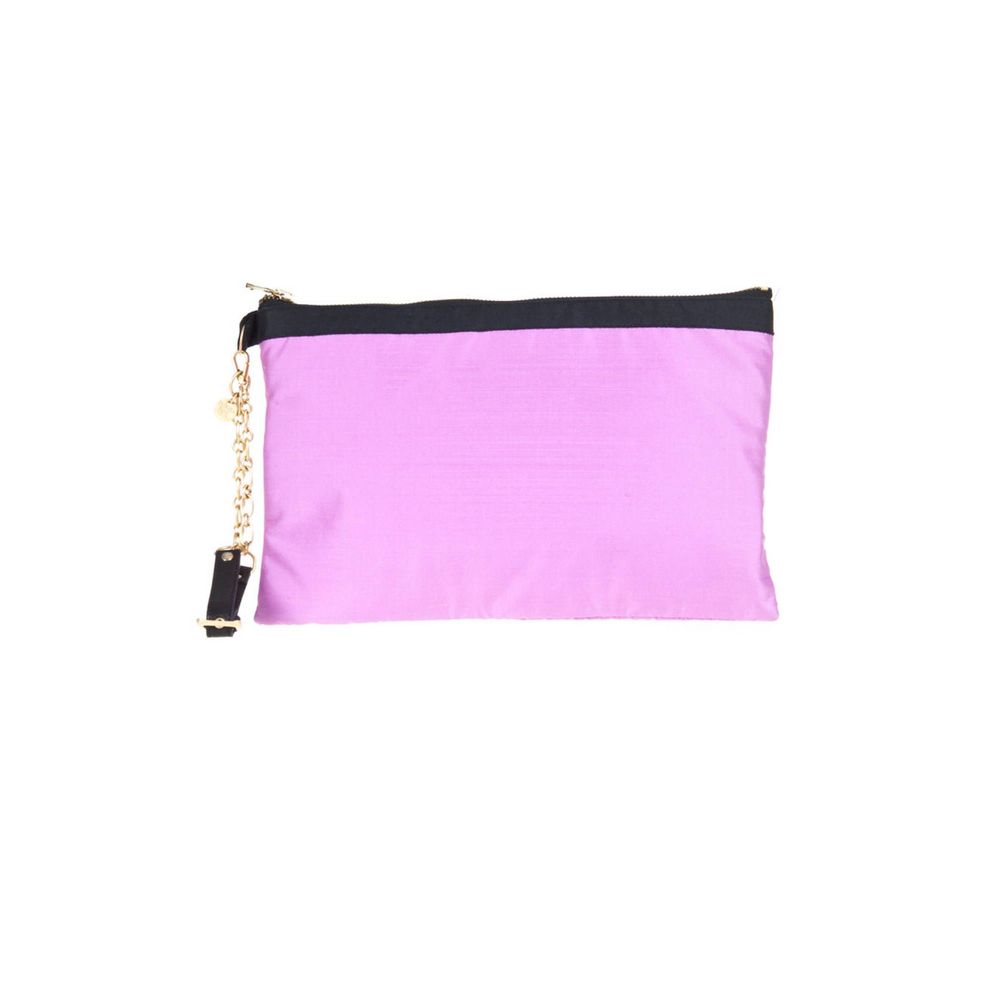 Patrizia Pepe Purple Silk Handbag - KALAJ