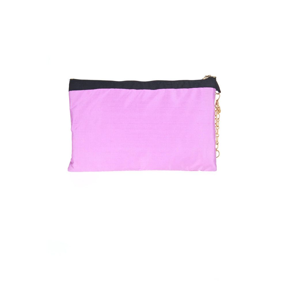 Patrizia Pepe Purple Silk Handbag - KALAJ