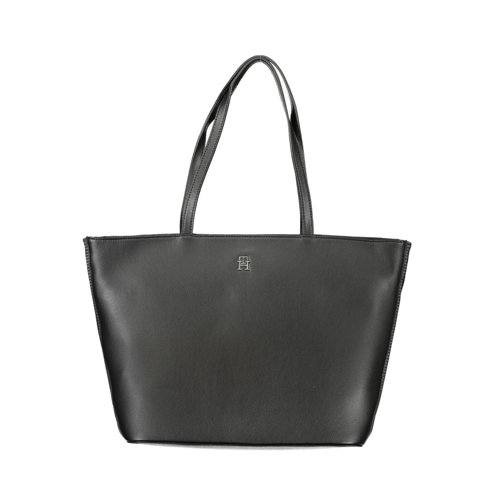 Tommy Hilfiger Black Polyester Handbag