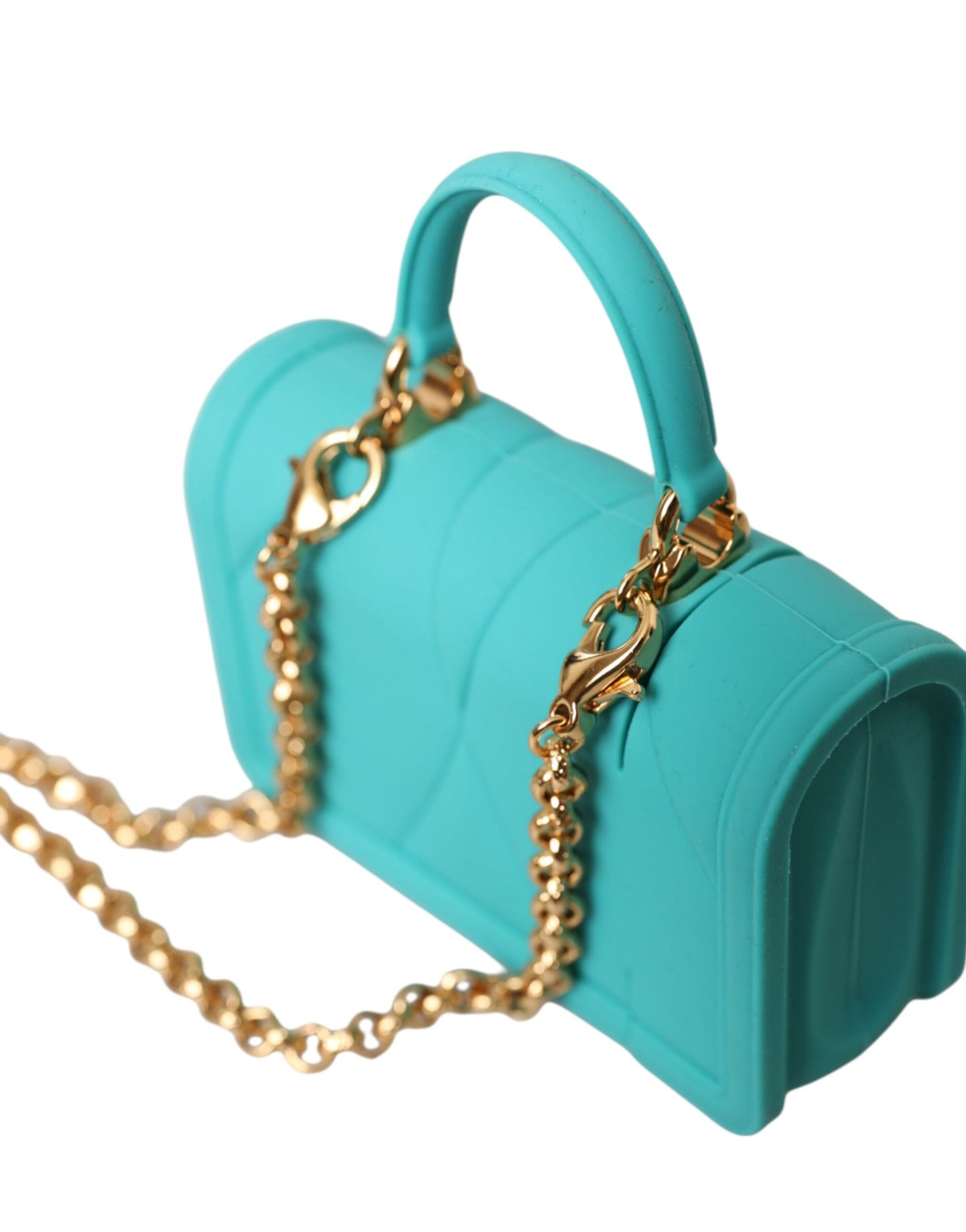 Dolce & Gabbana Turquoise Silicone Devotion Heart Cover Bag Airpods Case - KALAJ