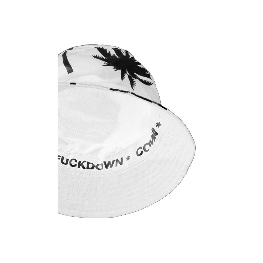 Comme Des Fuckdown Palm Print Chic Fisherman Hat - KALAJ