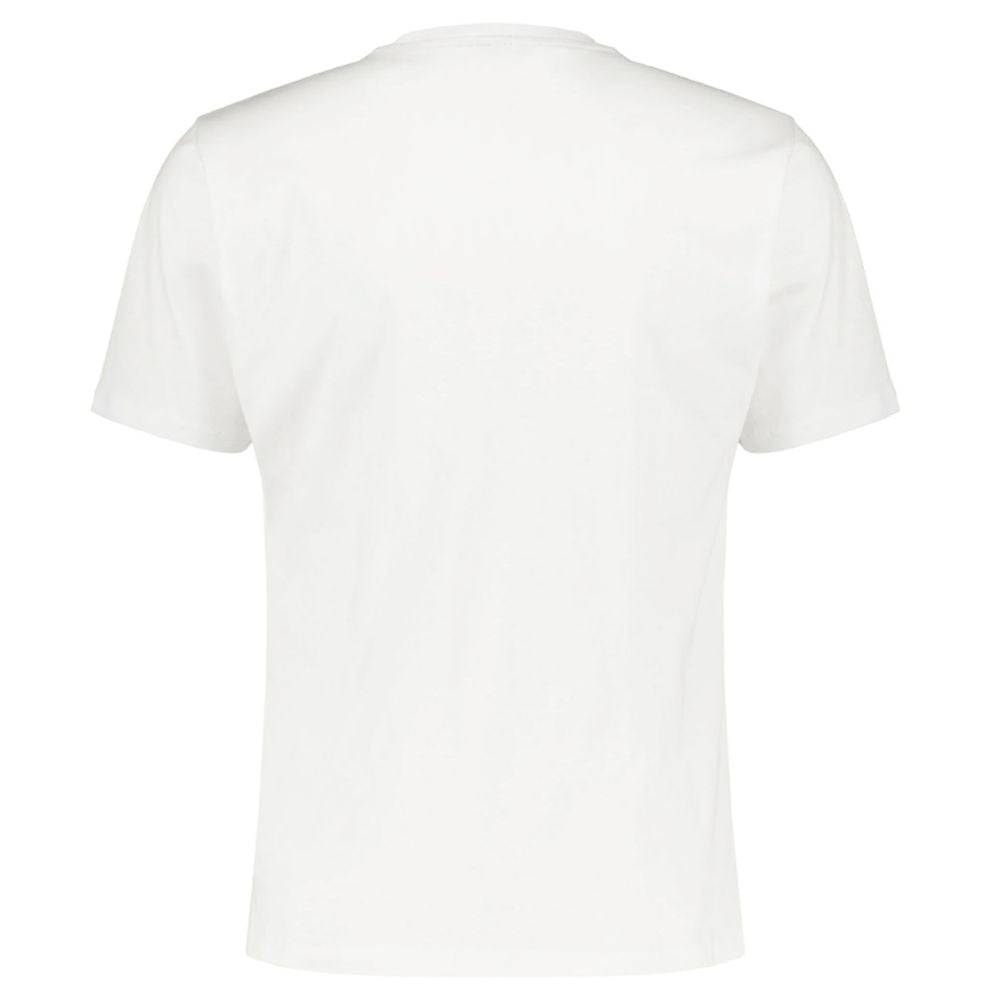 North Sails White Cotton Men T-Shirt