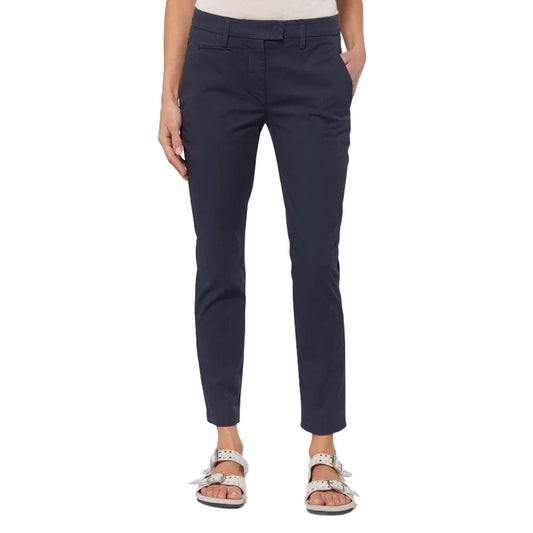 Dondup Blue Cotton Women's Trouser