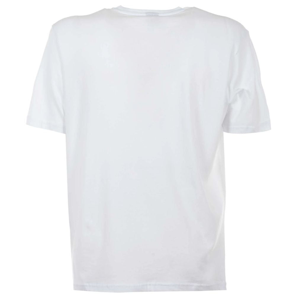 North Sails Elegant White Cotton Tee with Bold Blue Logo