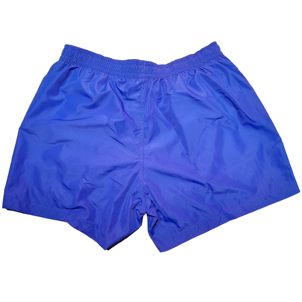 La Martina Blue Polyester Men Swim Trunks