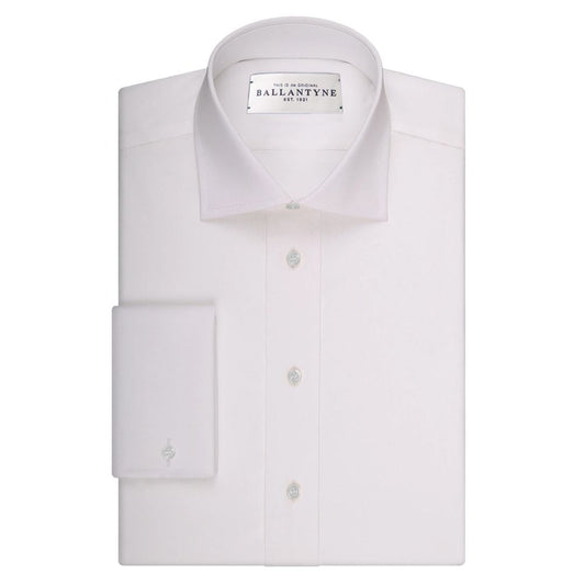 Ballantyne White Cotton Men's Shirt