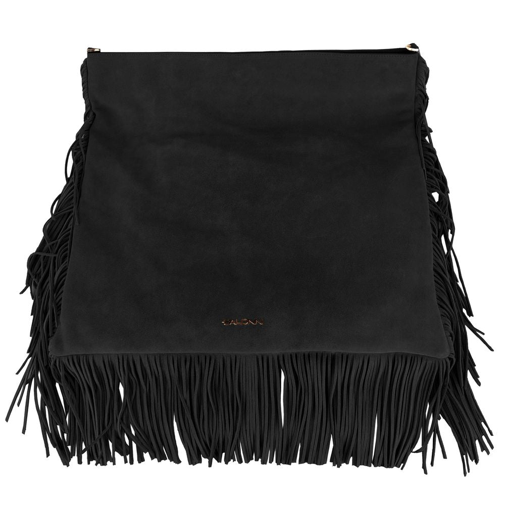 Baldinini Trend Chic Suede Fringe Crossbody Bag - KALAJ