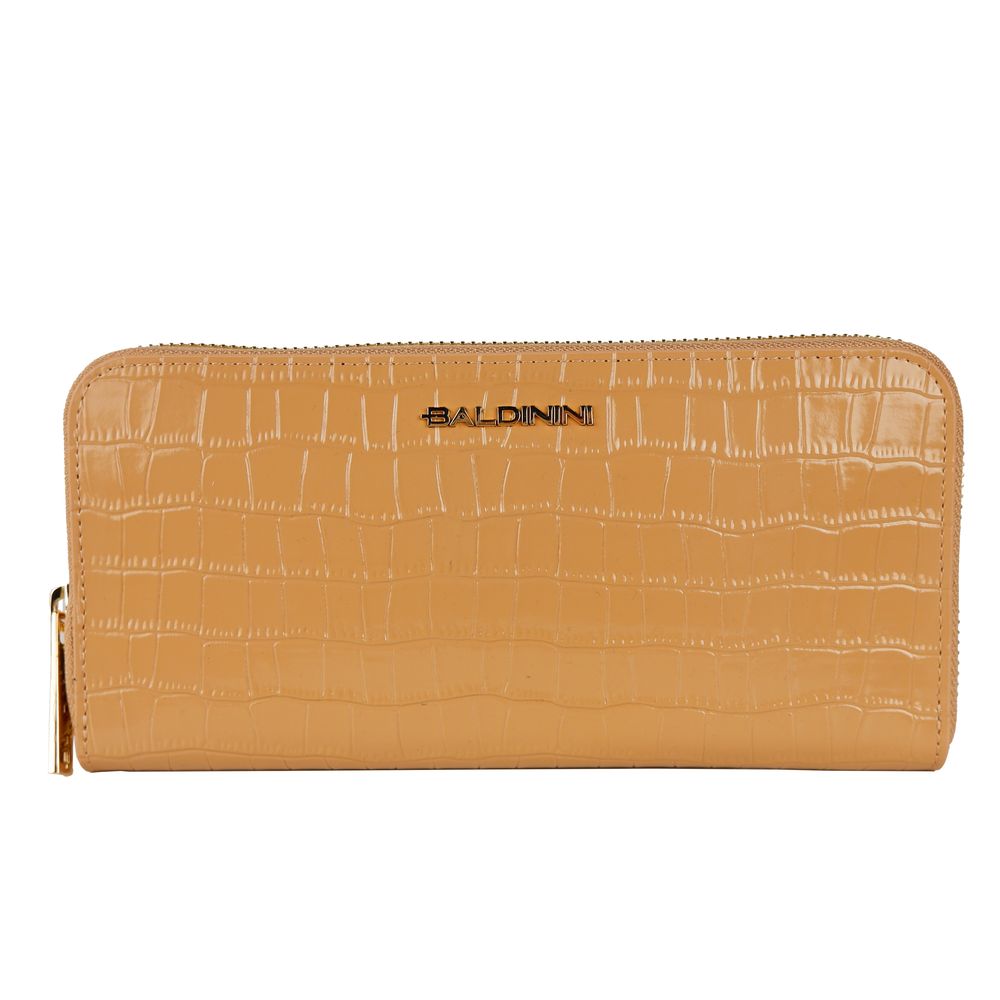 Baldinini Trend Elegant Croco Print Leather Wallet - KALAJ