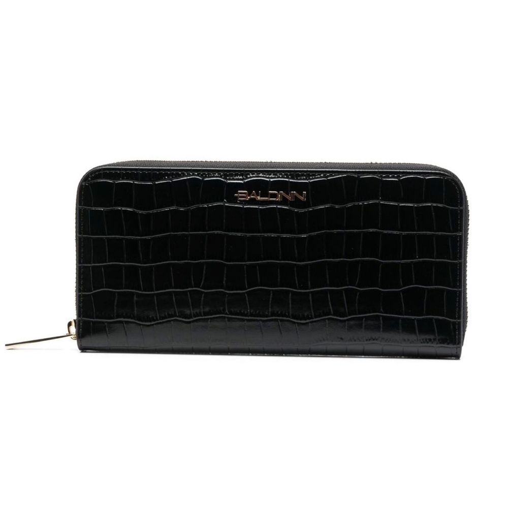 Baldinini Trend Elegant Croco Print Leather Wallet - KALAJ