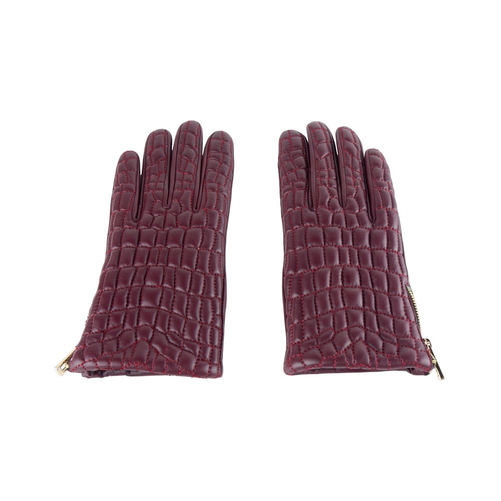 Cavalli Class Red Lambskin Women Glove - KALAJ