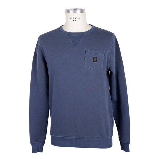 Refrigiwear Blue Cotton Sweatshirt
