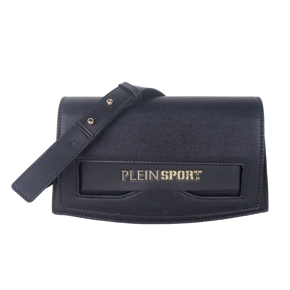 Plein Sport Black Polyethylene Women Crossbody Bag - KALAJ