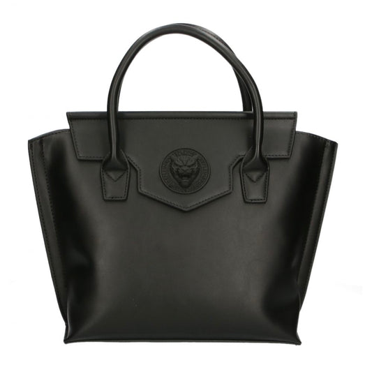 Plein Sport Elegant Black Magnetic Handbag - KALAJ