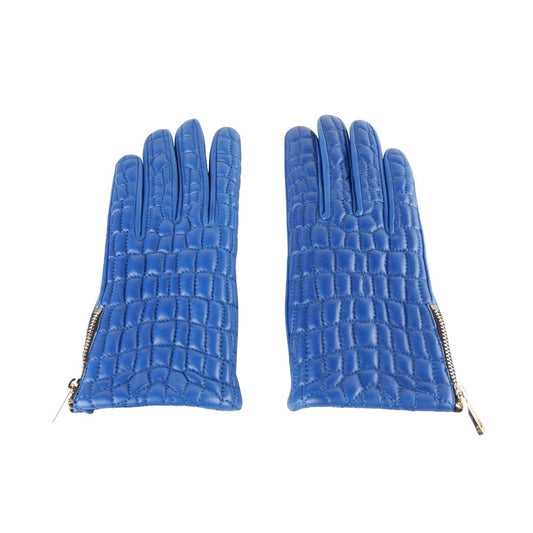 Cavalli Class Blue Lambskin Women Glove - KALAJ