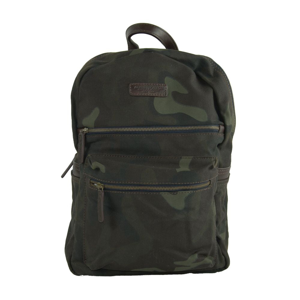 A.G. Spalding & Bros Green Cotton Men Backpack - KALAJ