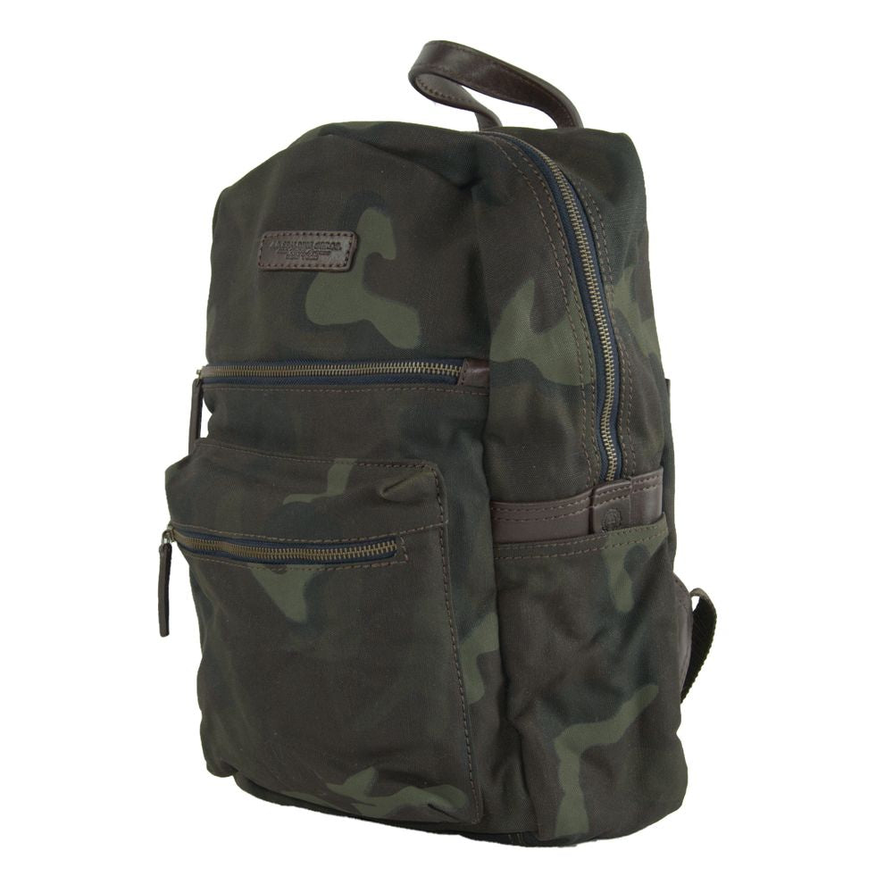 A.G. Spalding & Bros Green Cotton Men Backpack - KALAJ