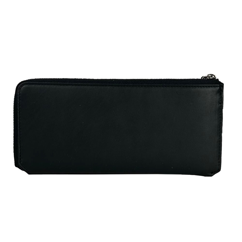 Baldinini Trend Elegant Black Leather Travel Organizer - KALAJ