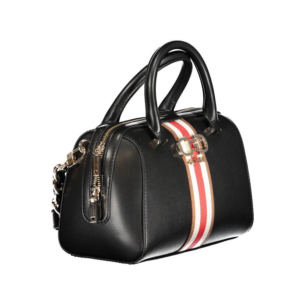 Guess Jeans Black Polyethylene Handbag - KALAJ