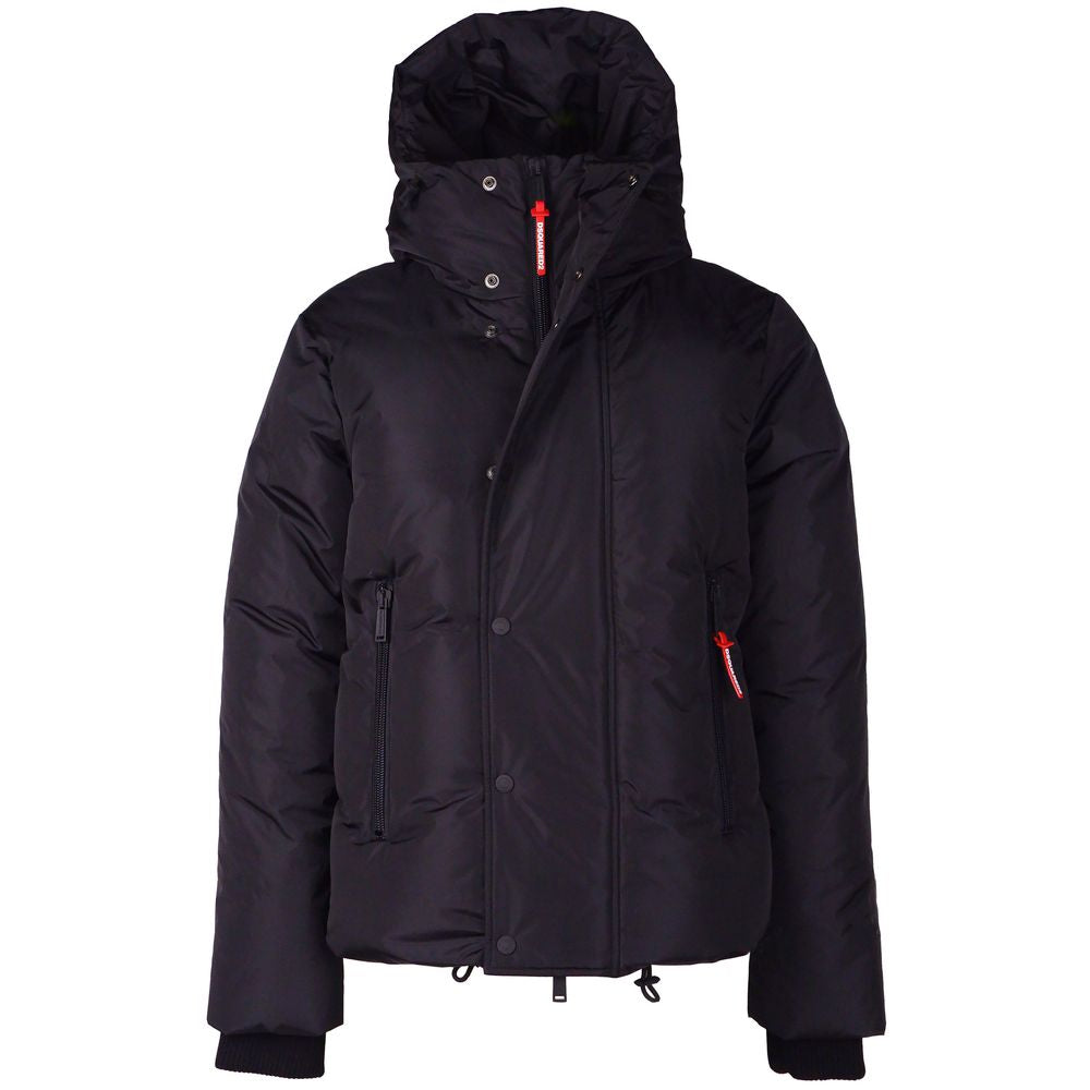 Dsquared² Black Nylon Men's Down Jacket