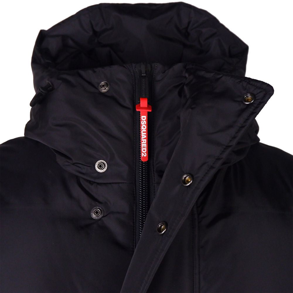 Dsquared² Black Nylon Men's Down Jacket