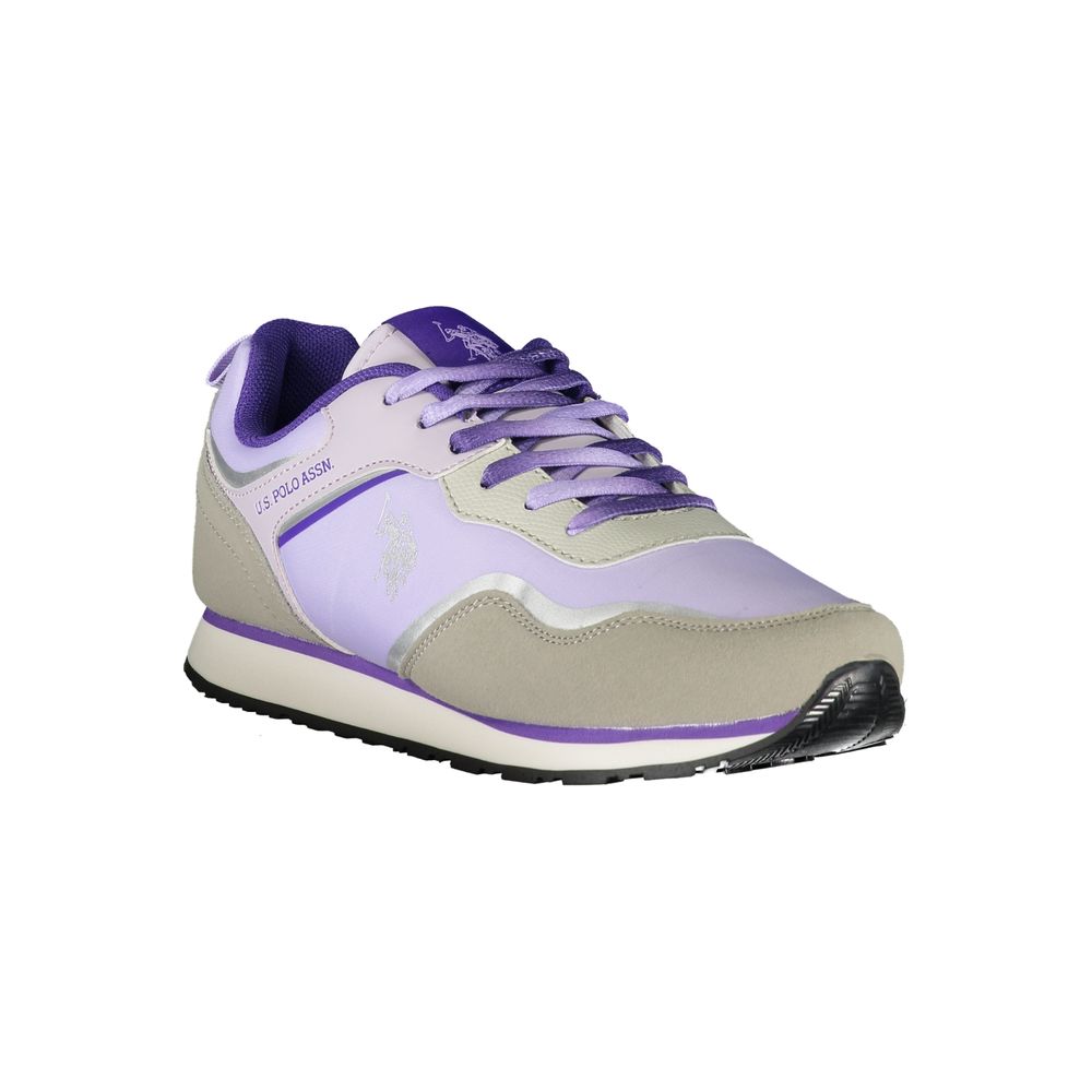 U.S. POLO ASSN. Purple Polyester Sneaker