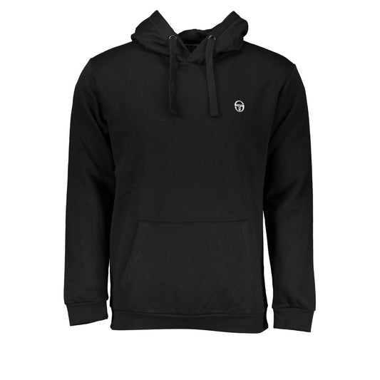 Sergio Tacchini Black Cotton Sweater