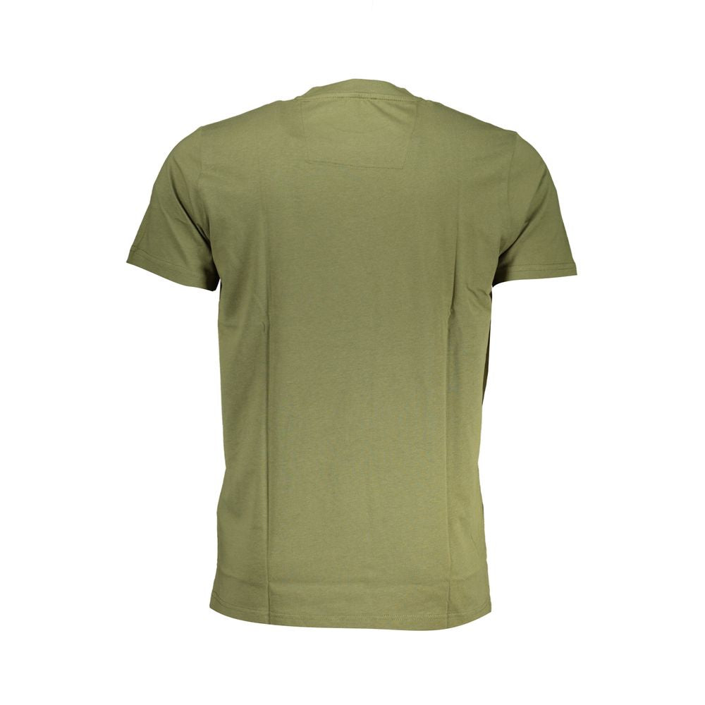 Cavalli Class Green Cotton T-Shirt