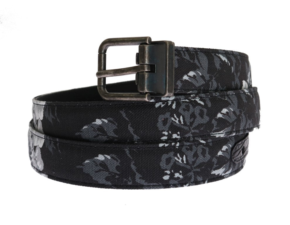 Dolce & Gabbana Elegant Floral Patterned Men's Luxury Belt - KALAJ