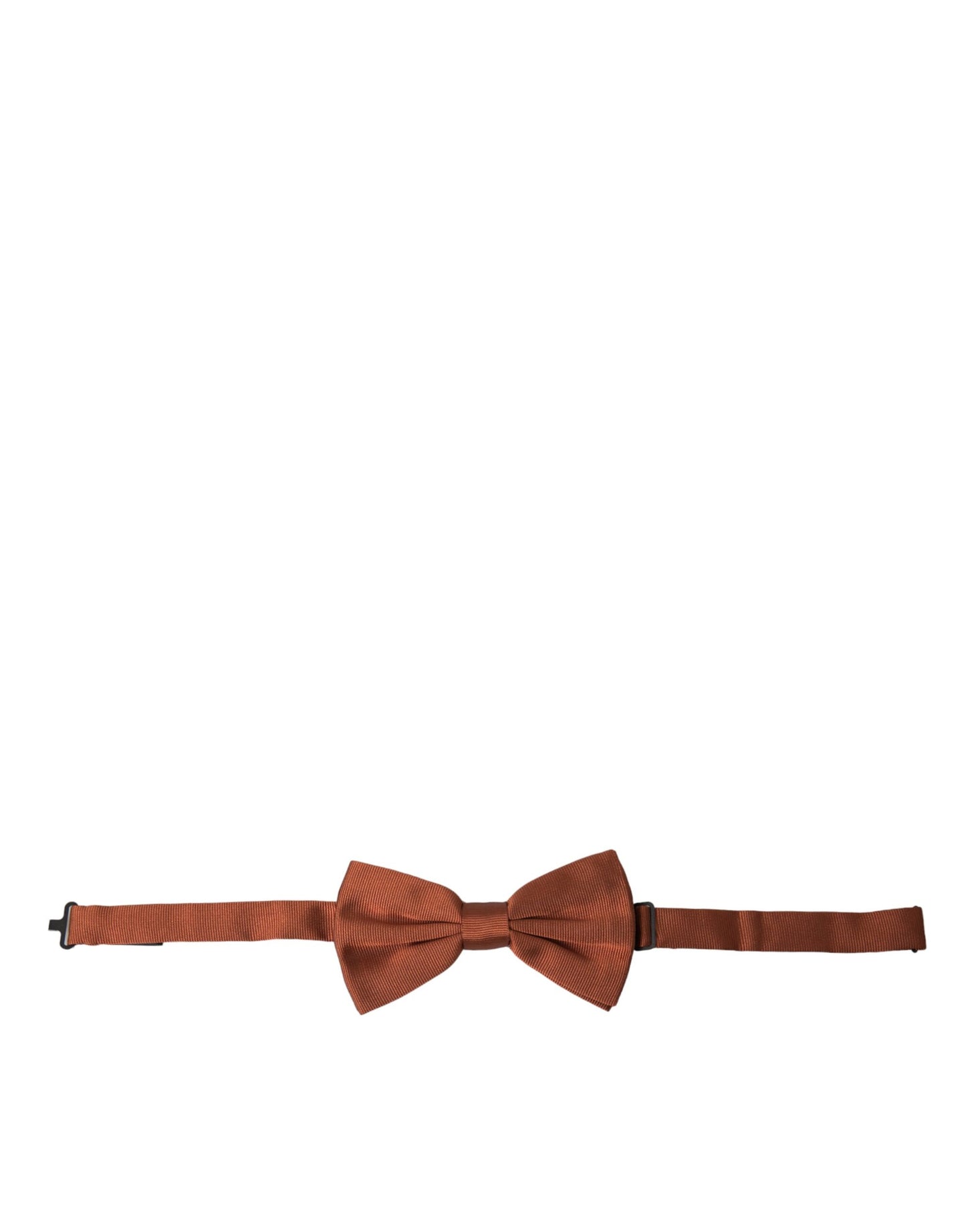 Dolce & Gabbana Brown Silk Adjustable Neck Men Bow Tie - KALAJ