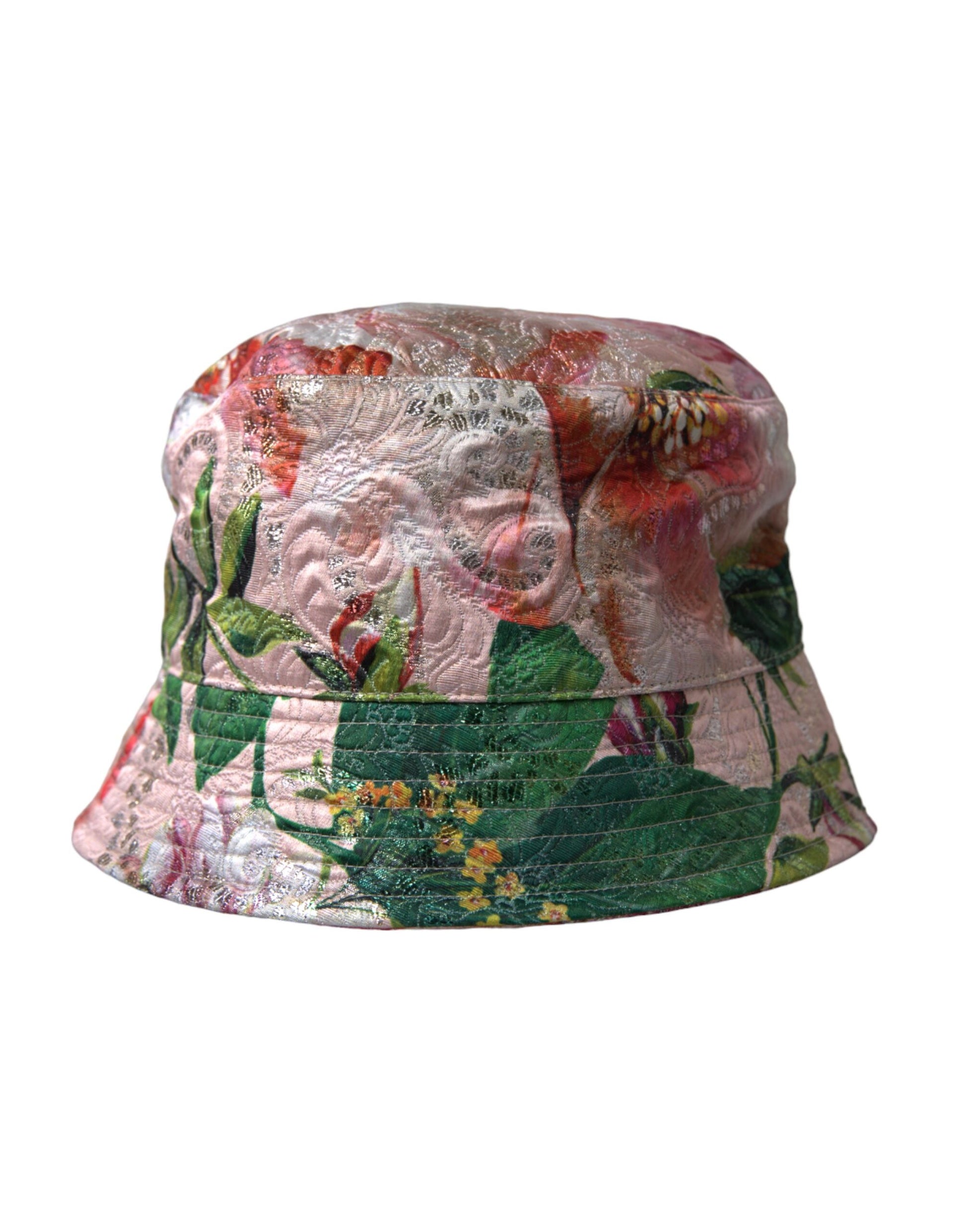 Dolce & Gabbana Multicolor Floral Jacquard Bucket Hat Men - KALAJ