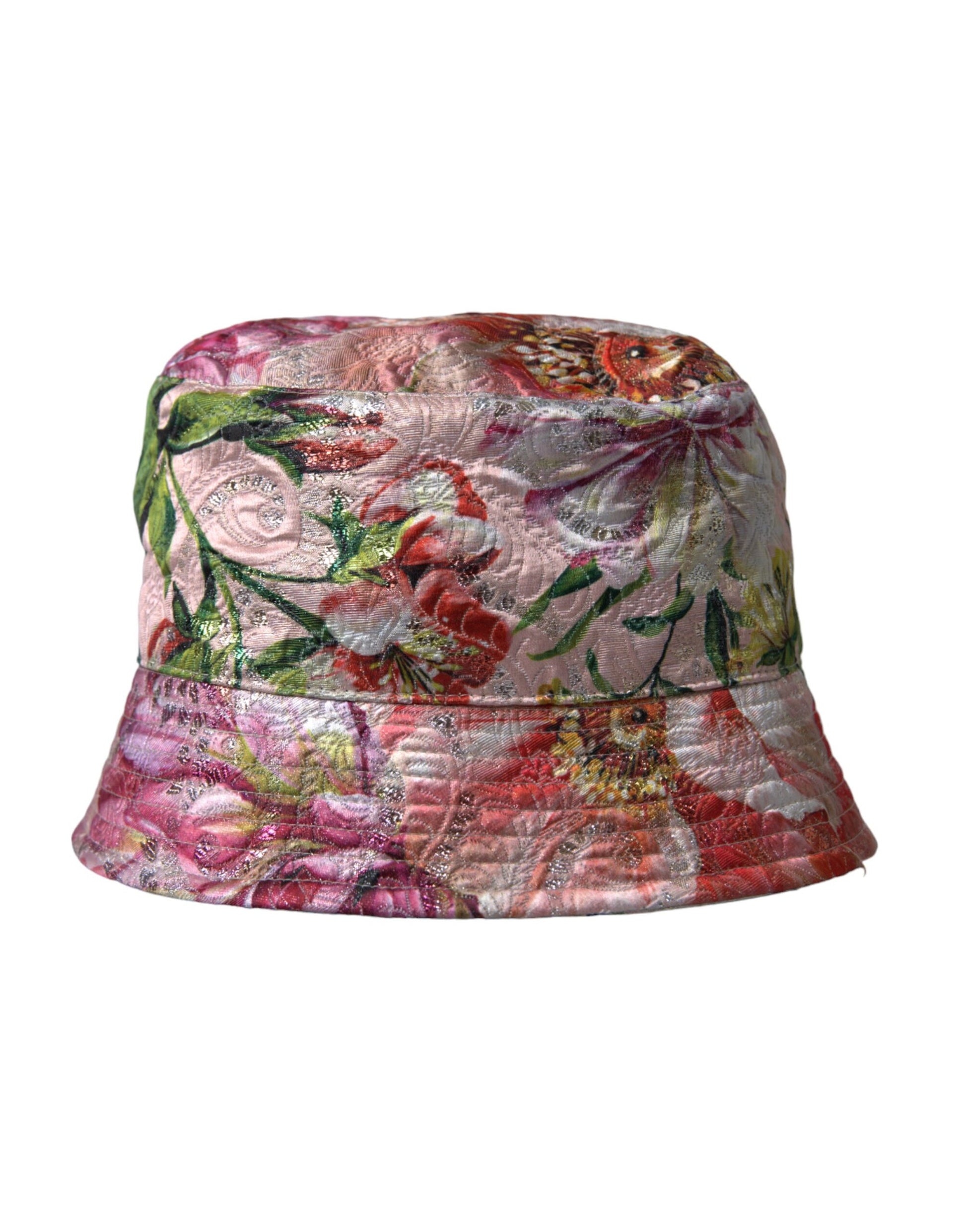 Dolce & Gabbana Multicolor Floral Jacquard Bucket Hat Men - KALAJ