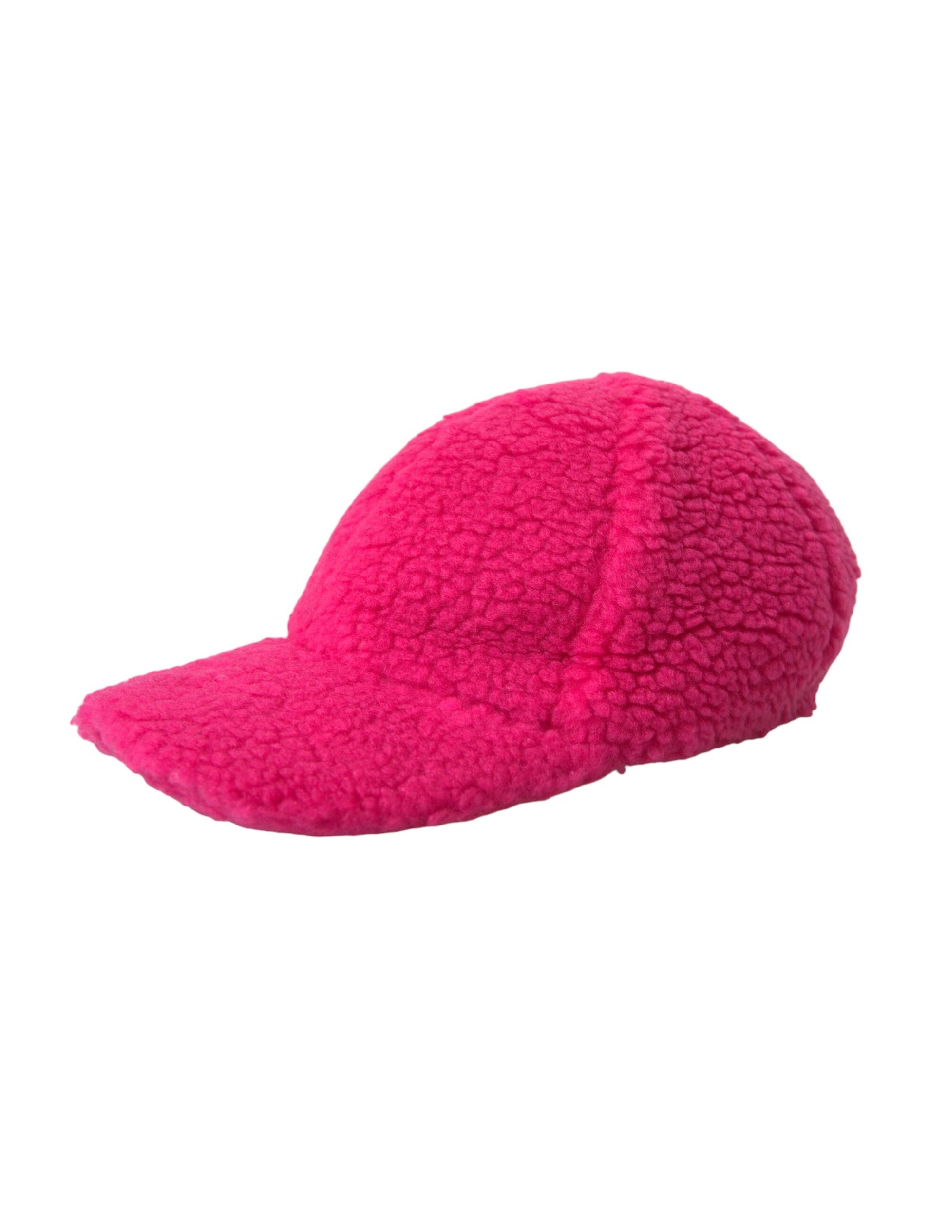 Dolce & Gabbana Pink Fleece Plush Baseball Hat Men - KALAJ