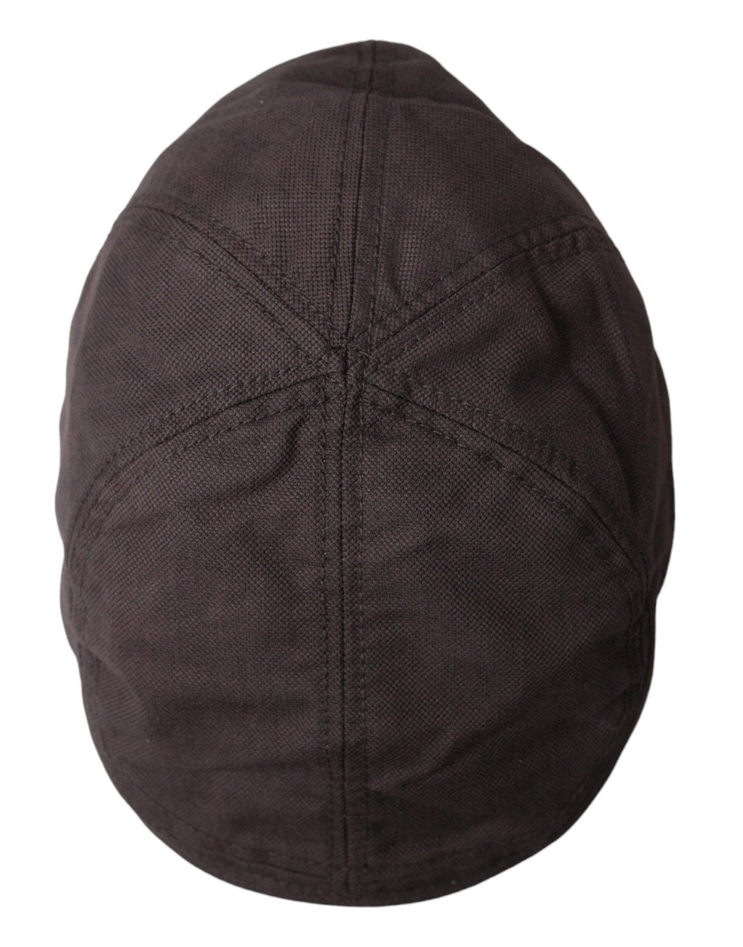 Dolce & Gabbana Brown Nylon Cloth Newsboy Hat Men - KALAJ