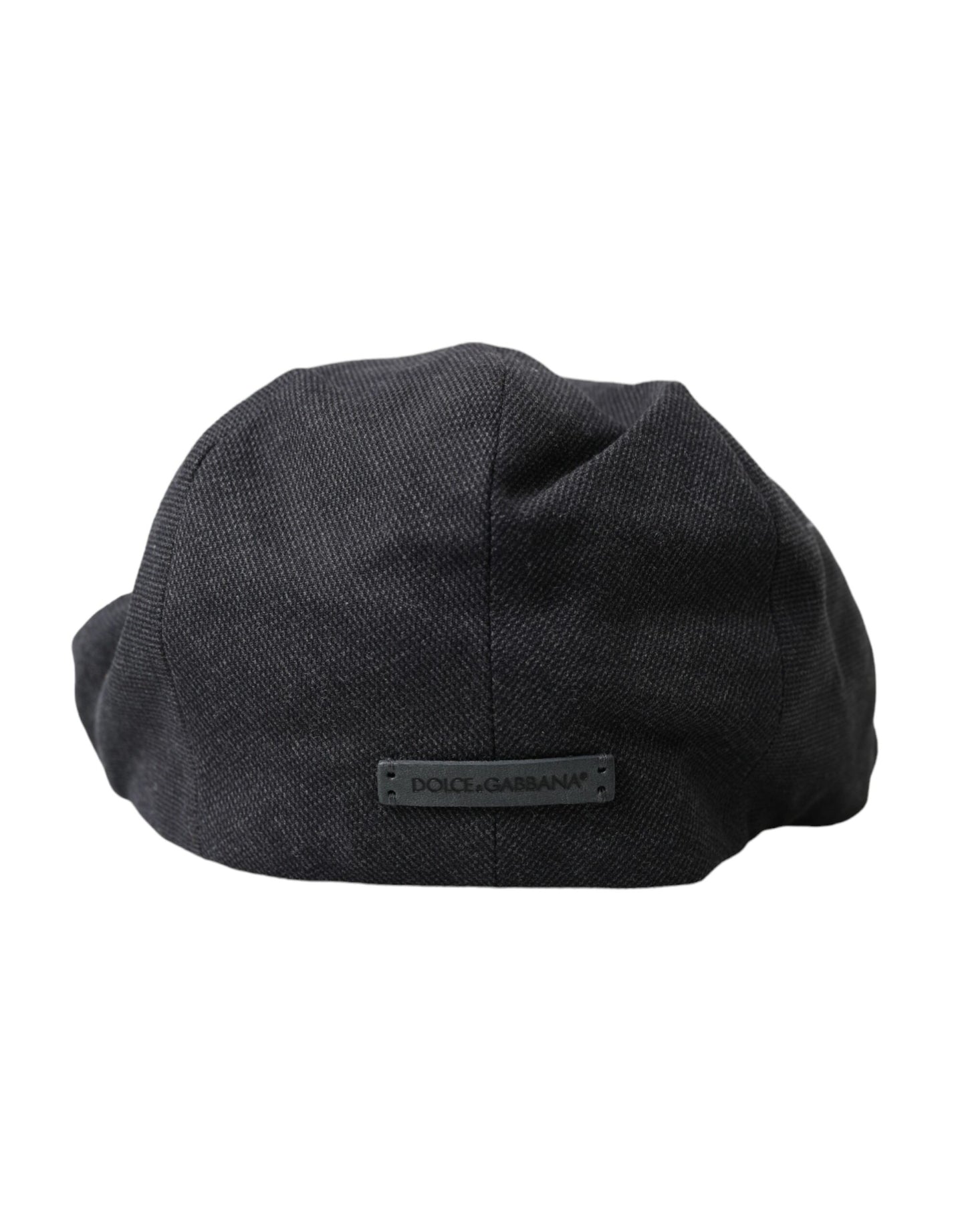 Dolce & Gabbana Gray Cotton Cloth Newsboy Hat Men - KALAJ