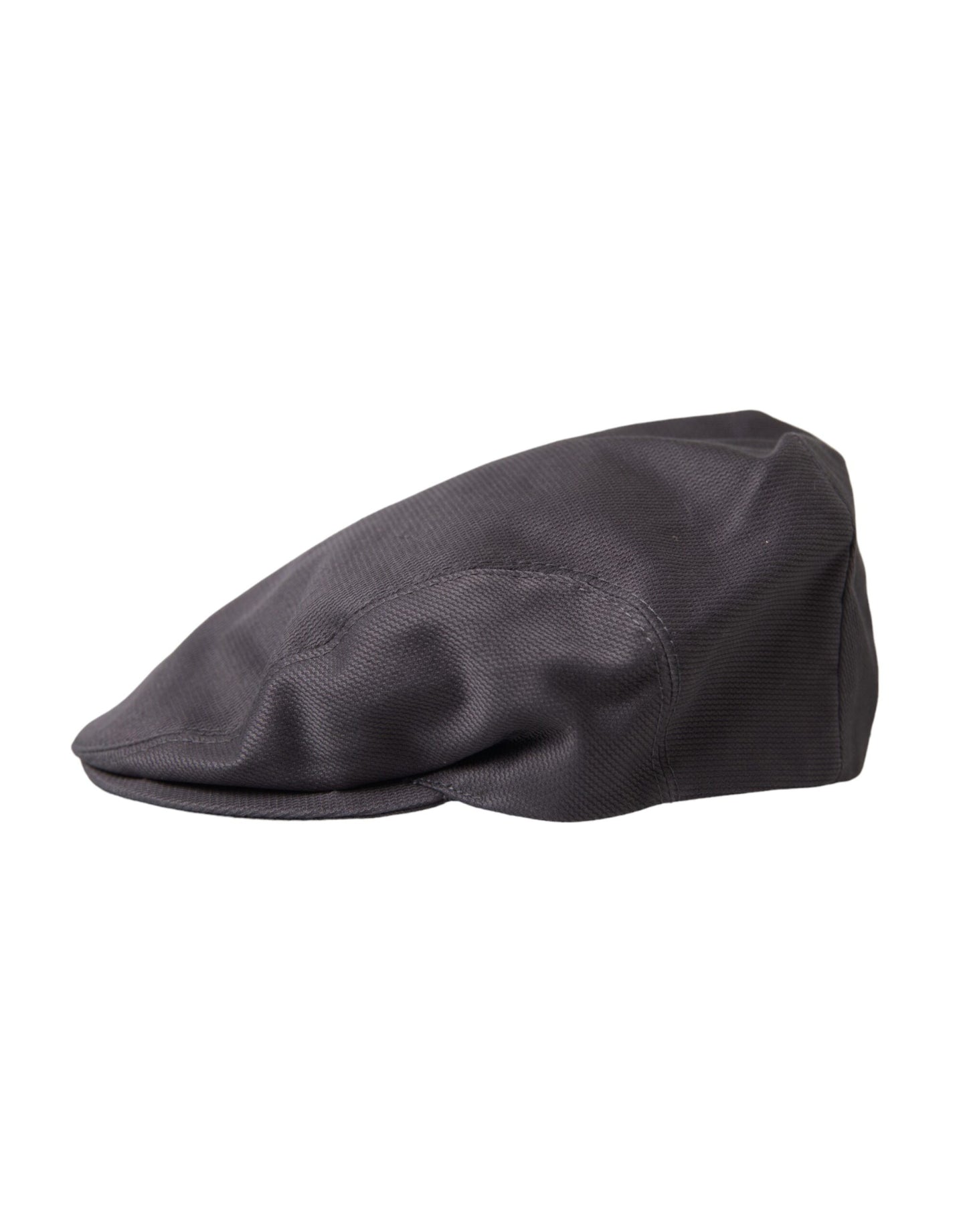 Dolce & Gabbana Gray Cotton Cloth Newsboy Hat Men - KALAJ