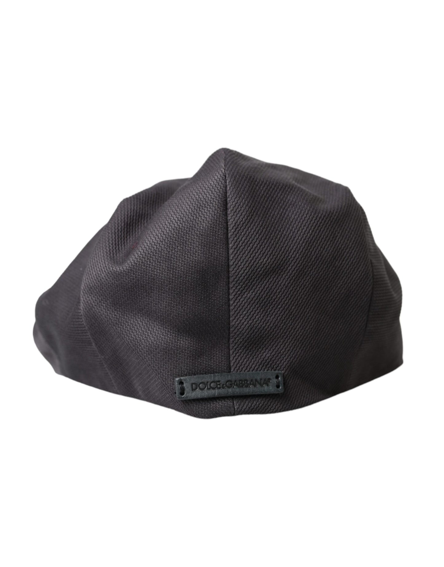 Dolce & Gabbana Gray Cotton Cloth Newsboy Hat Men - KALAJ