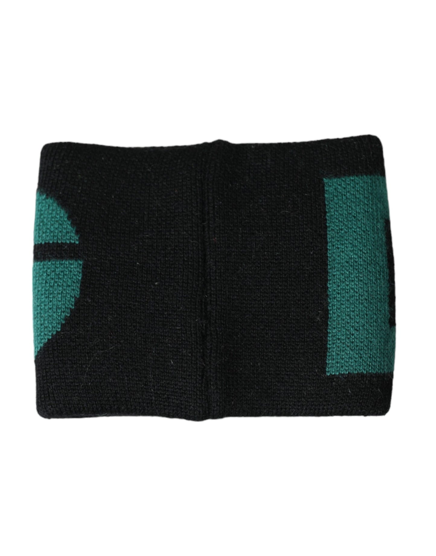 Dolce & Gabbana Black Green Wool Logo #DGMILLENNIALS Wristband - KALAJ