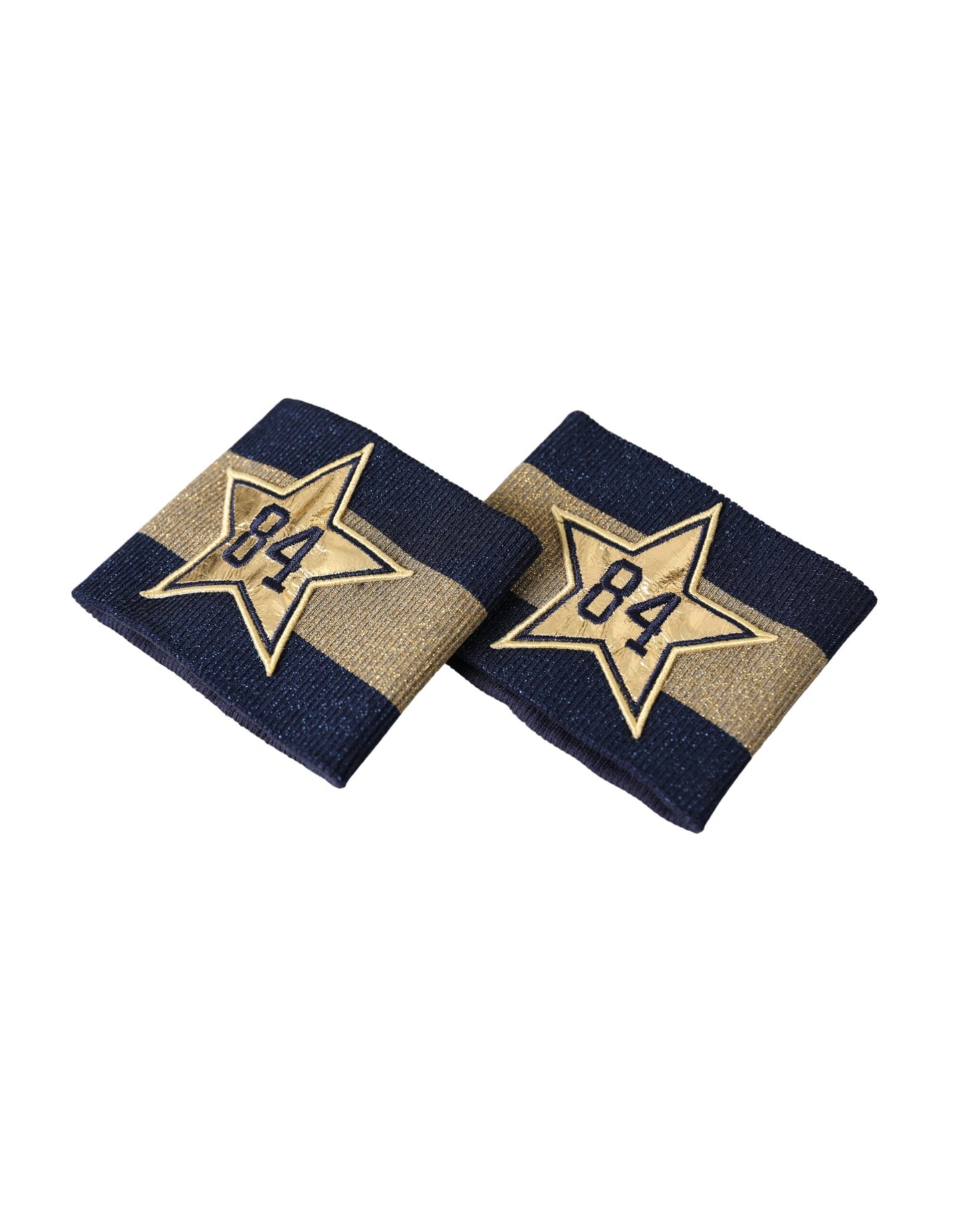 Dolce & Gabbana Black Gold Logo Star 84 Viscose Wristband - KALAJ