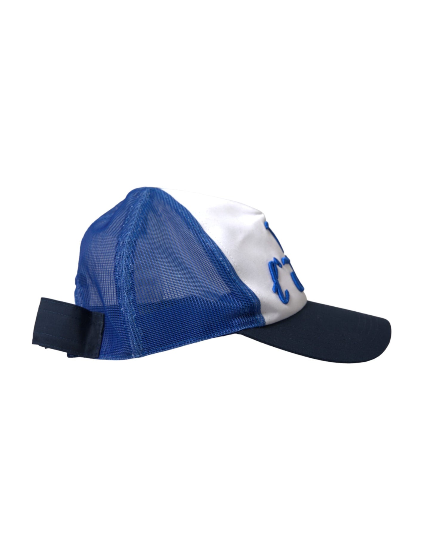 Dolce & Gabbana Blue White Black Italia Mesh Baseball Hat - KALAJ