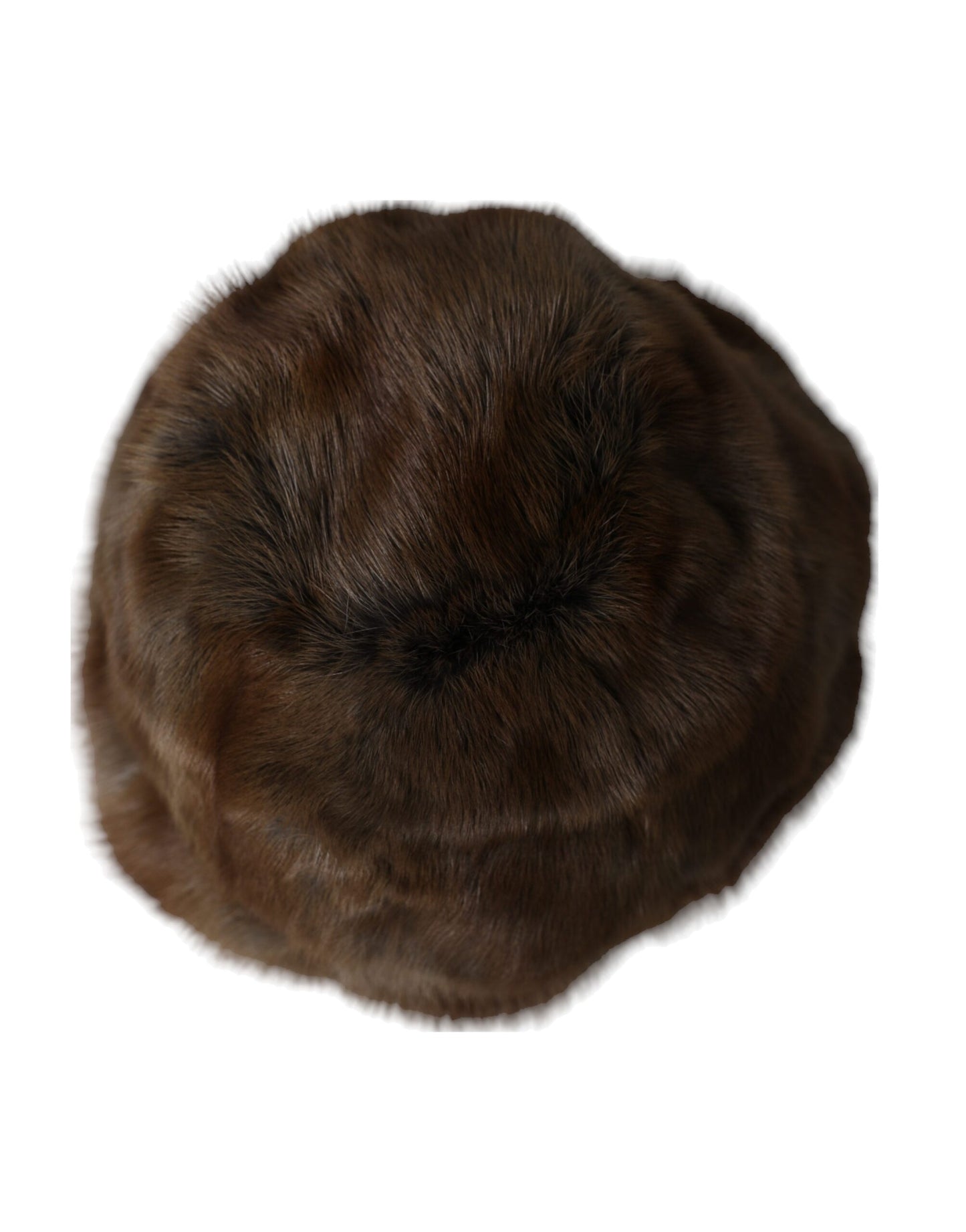 Dolce & Gabbana Brown Weasel Fur Womens Cashmere Hat Beanie - KALAJ