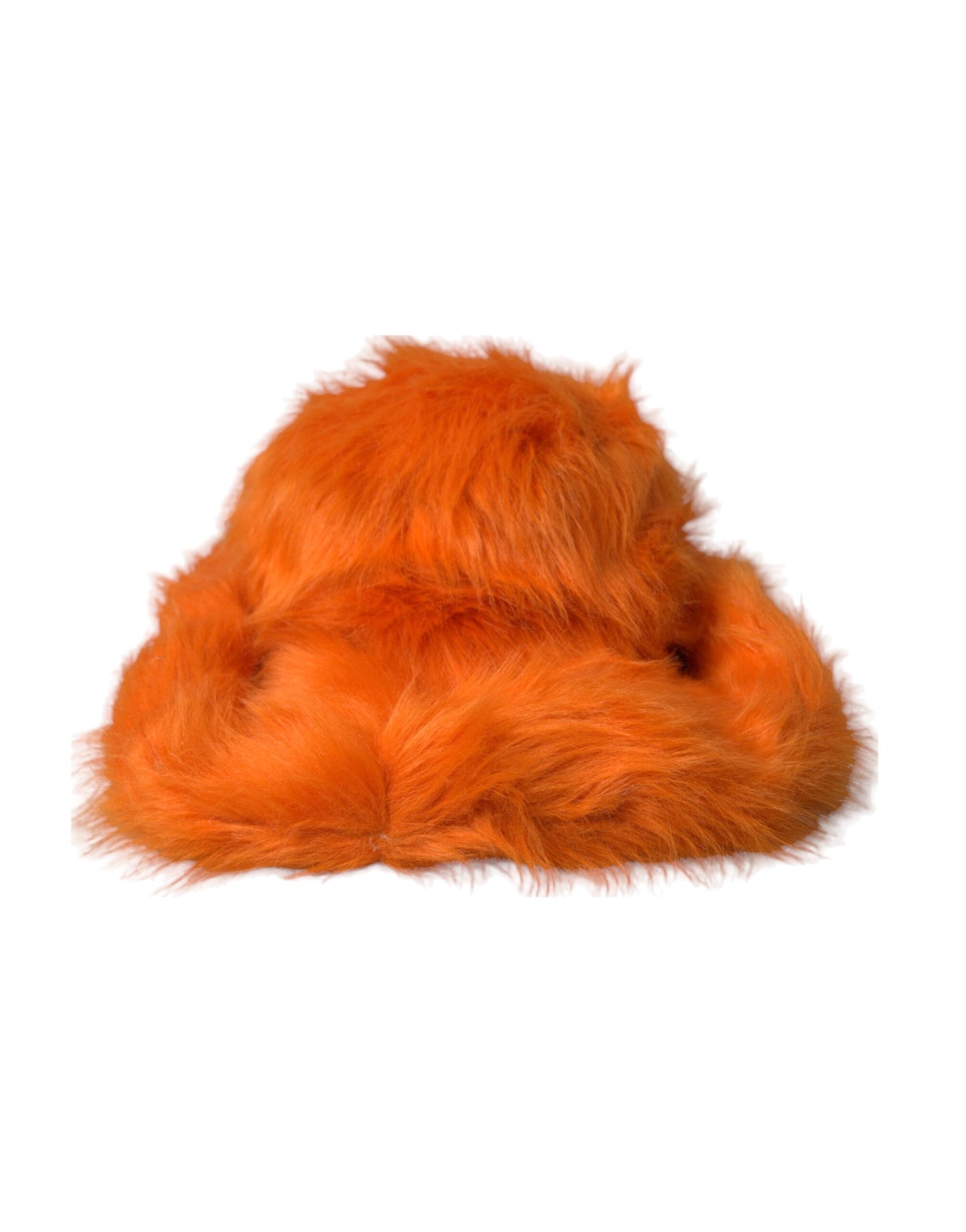 Dolce & Gabbana Orange Faux Fur Polyester Fedora Hat - KALAJ