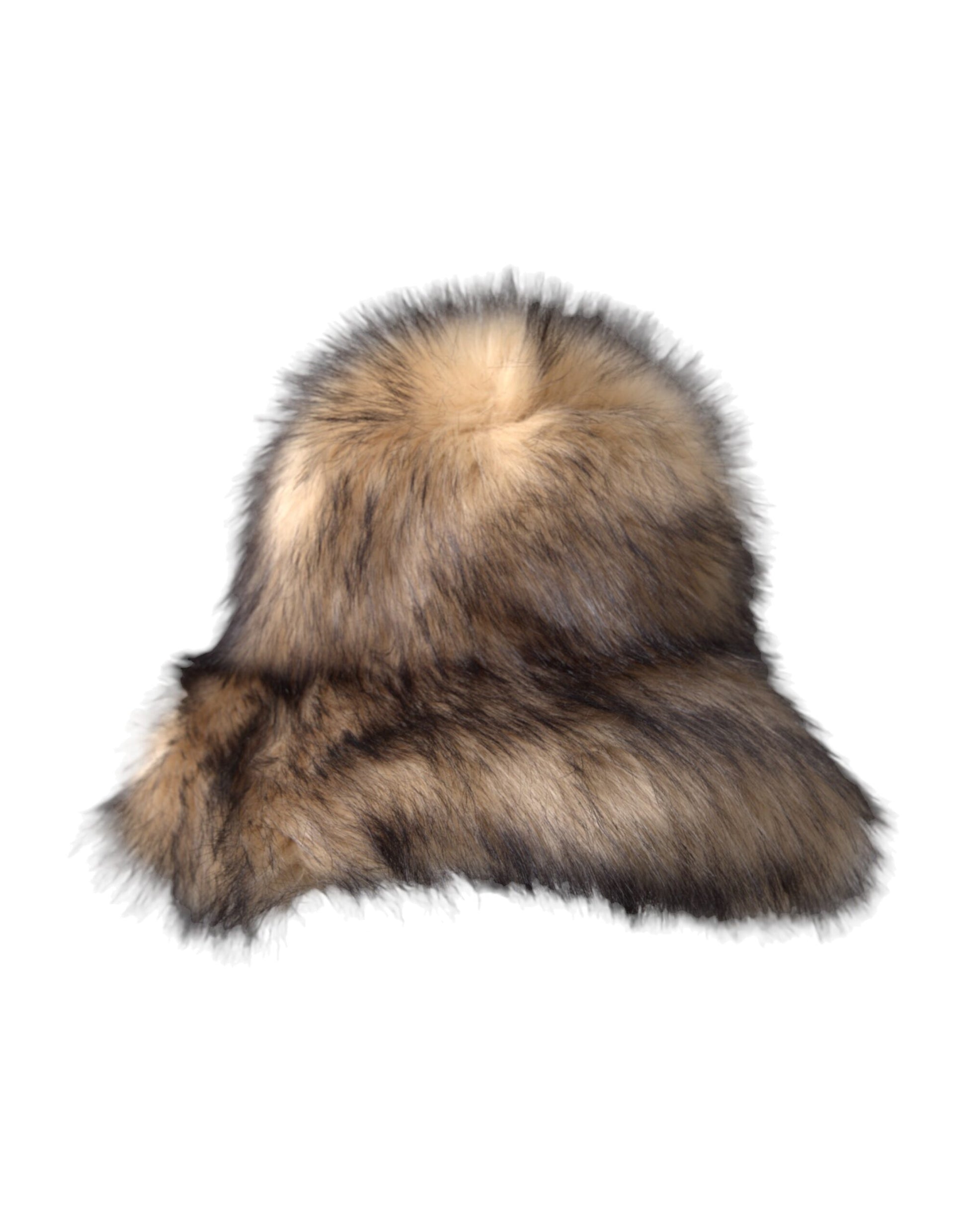 Dolce & Gabbana Brown Faux Fur Modacrylic Fedora Hat - KALAJ