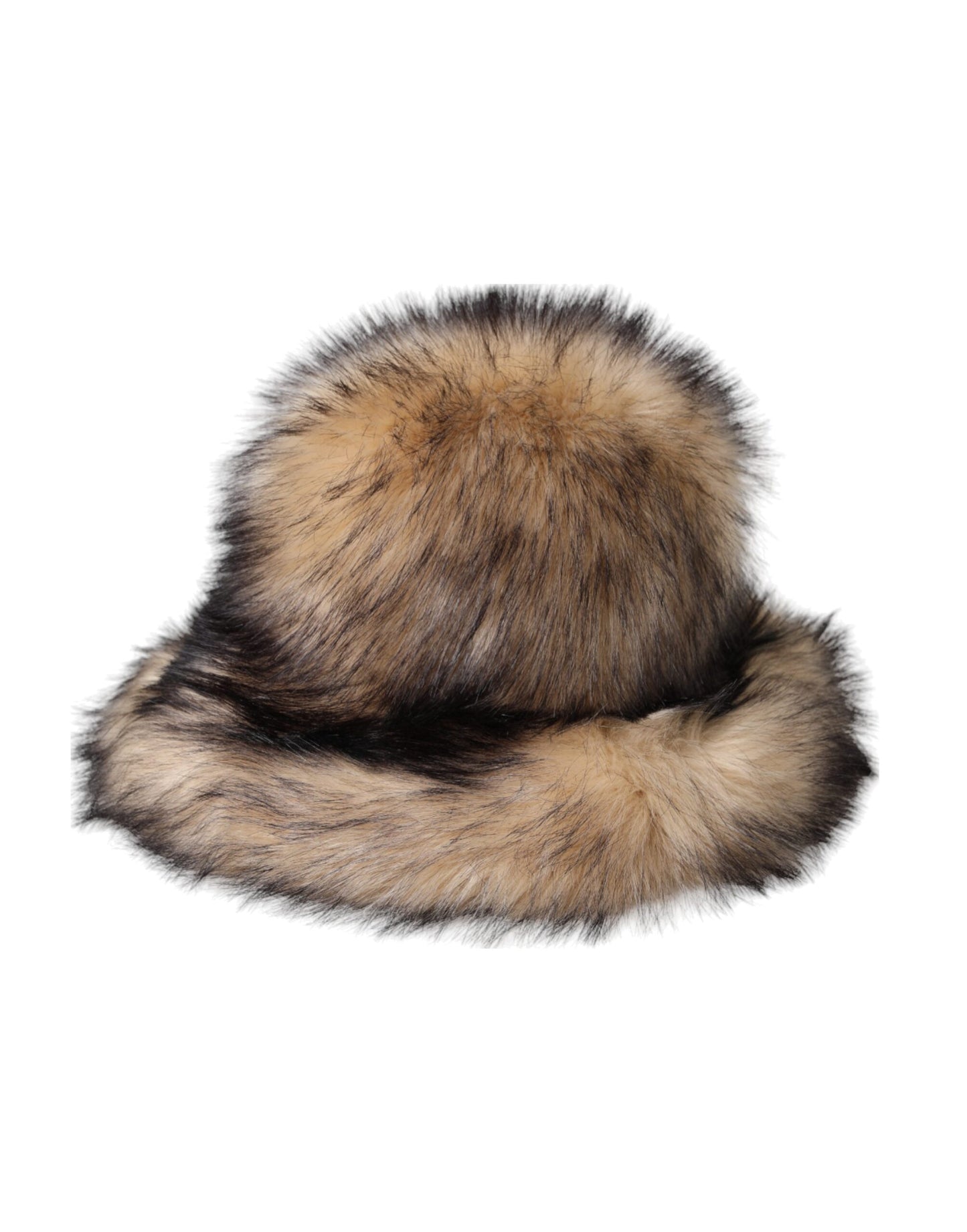 Dolce & Gabbana Brown Faux Fur Modacrylic Fedora Hat - KALAJ