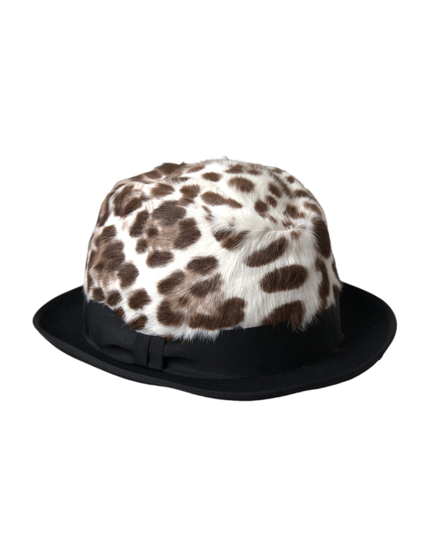 Dolce & Gabbana Multicolor Leopard Women Fedora Hat - KALAJ