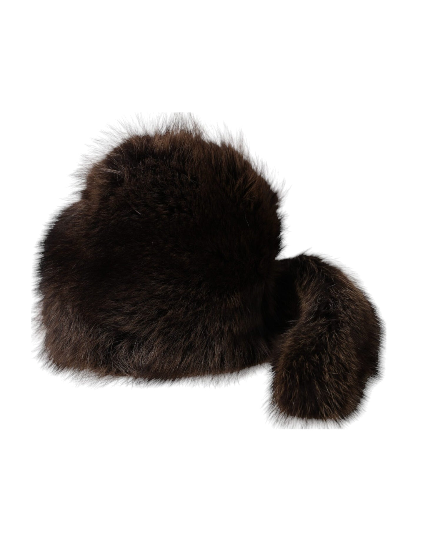 Dolce & Gabbana Women Brown Raccoon Fur Bucket Hat - KALAJ