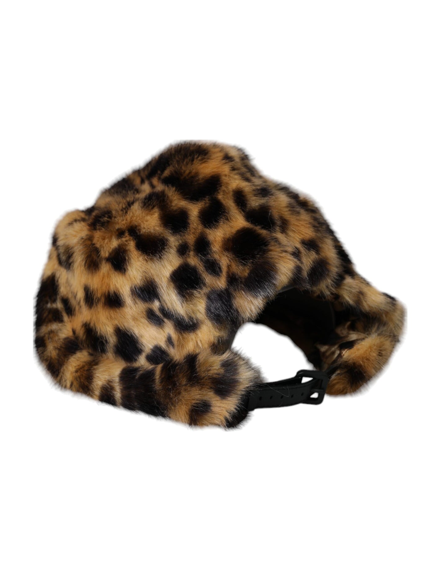 Dolce & Gabbana Brown Leopard Fur Women Bucket Hat - KALAJ