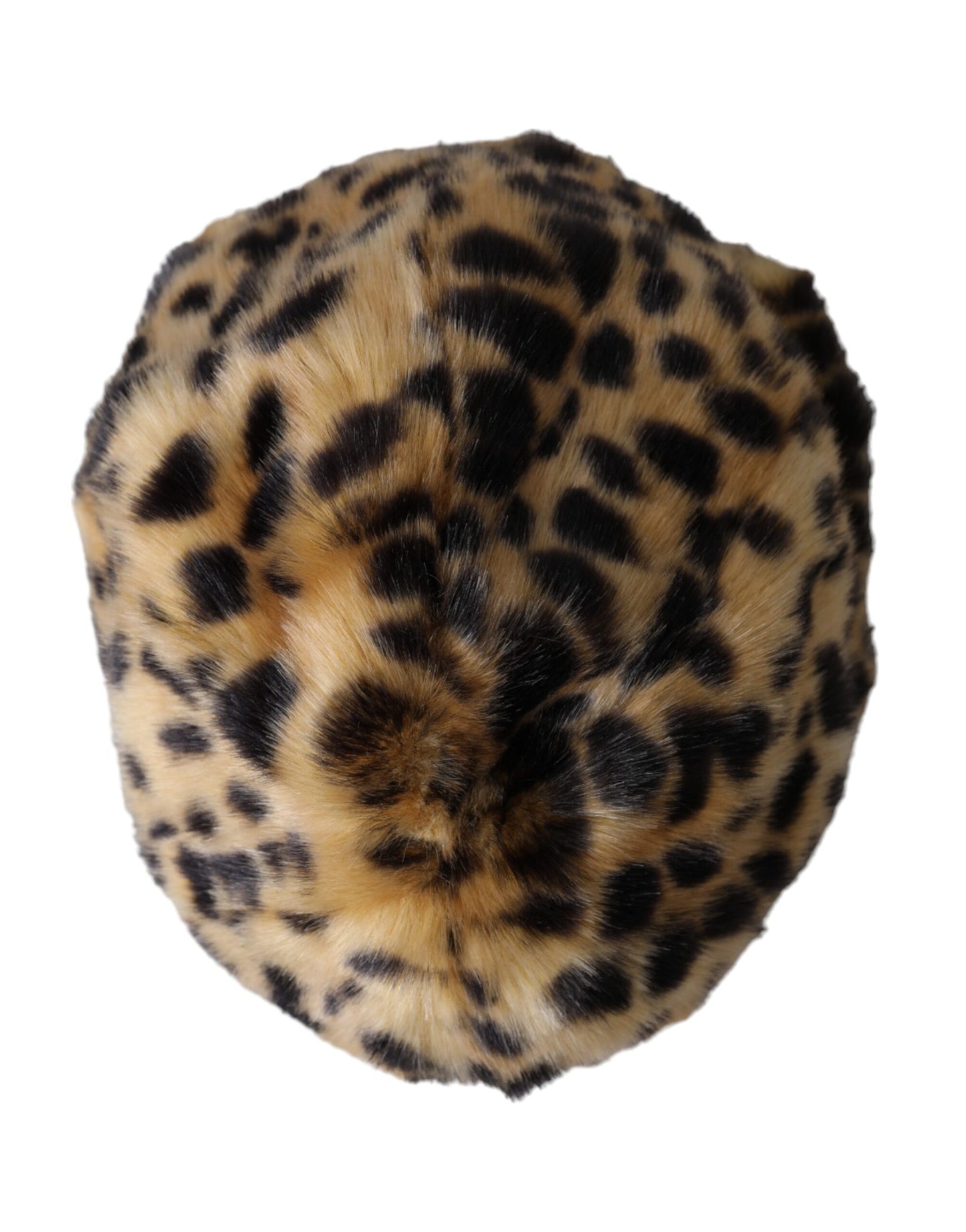 Dolce & Gabbana Brown Leopard Fur Women Bucket Hat - KALAJ