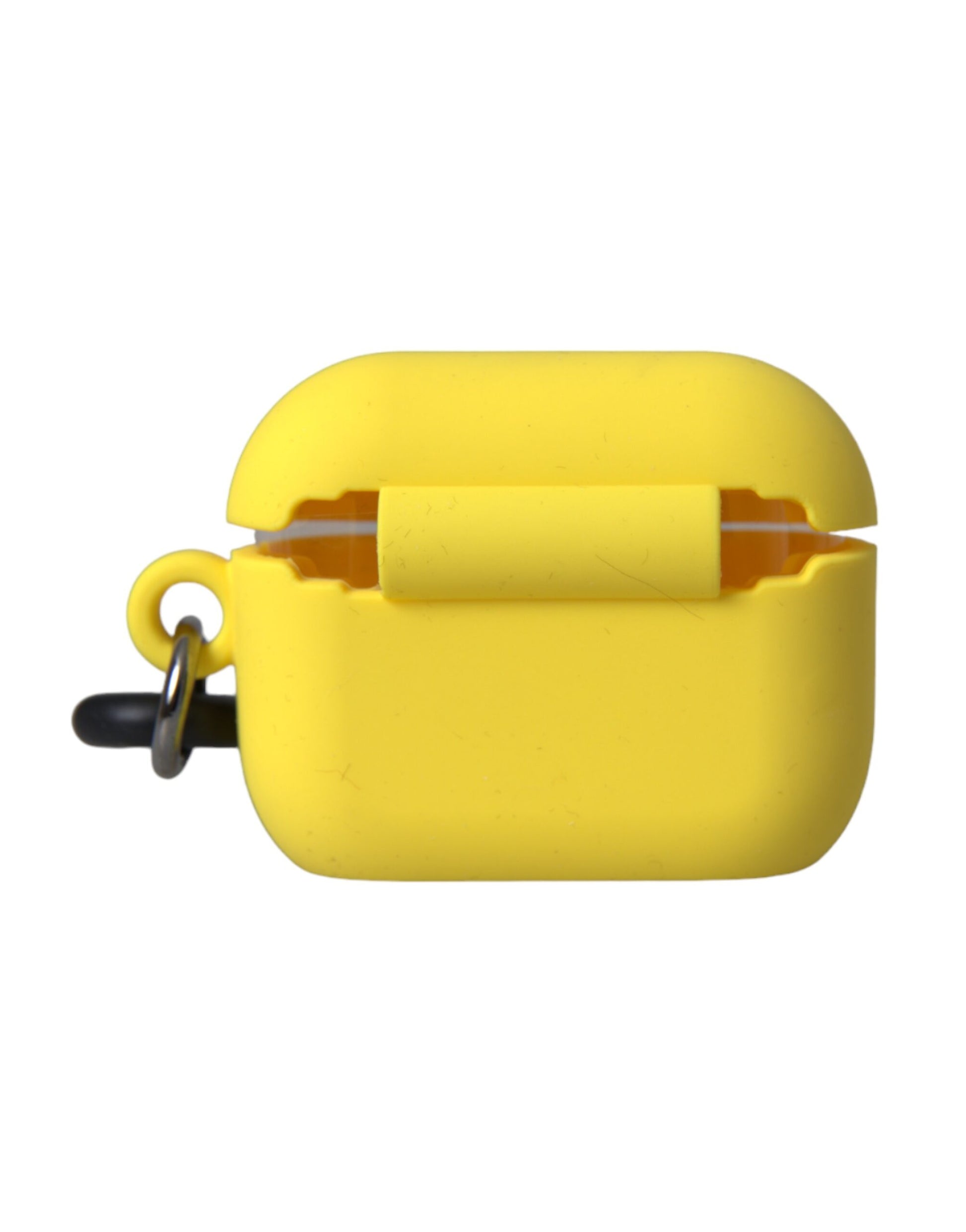 Dolce & Gabbana Yellow Silicone Logo Embossed Airpods Case - KALAJ